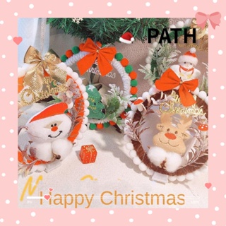 Path จี้พวงหรีดคริสต์มาส สําหรับแขวนตกแต่งต้นคริสต์มาส DIY