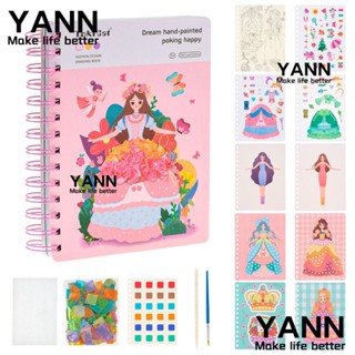 Yann1 ของเล่นเด็ก ภาพวาดสีน้ํา รูปโปเกม่อน เจ้าหญิง DIY สําหรับเสริมการศึกษาเด็ก