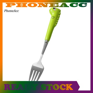 Phoneacc ส้อม สีสันสดใส พร้อมด้ามจับ เกรดอาหาร สําหรับเด็กวัยหัดเดิน โรงเรียน