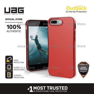 Uag เคสโทรศัพท์มือถือ กันกระแทก สีแดง สําหรับ iPhone 7 Plus iPhone 8 Plus