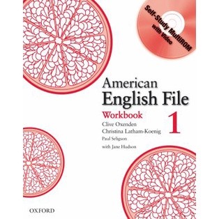 Bundanjai (หนังสือเรียนภาษาอังกฤษ Oxford) American English File 1 : Workbook +Multi-ROM (P)