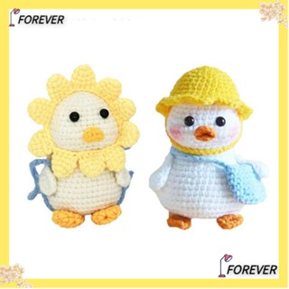 Forever ชุดอุปกรณ์ถักโครเชต์ แฮนด์เมด DIY สําหรับผู้เริ่มต้น