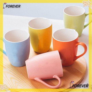 Forever แก้วกาแฟเซรามิค พร้อมหูจับ 330 มล. สีใหม่ ของใช้ในครัวเรือน