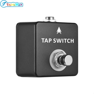 Mosky Tap Switch Tap Tempo Switch แป้นเหยียบกีตาร์ โลหะ แบบเต็ม และอุปกรณ์เสริม