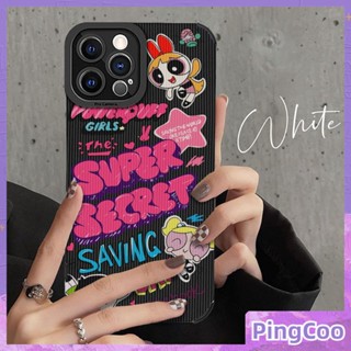 Pingcoo - เข้ากันได้สำหรับ เคส iphone 11 เคสไอโฟน เคสไอโฟน11  Soft กันกระแทกเคสโทรศัพท์วีเนียร์ลายแนวตั้งสีดำป้องกันกล้องน่ารักการ์ตูนสาวน้อยเข้ากันได้กับ iPhone 14 13 Pro สูงสุด 12 Pro สูงสุด XS XR สูงสุด 7 8