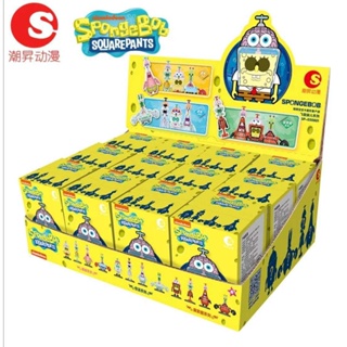 [พร้อมส่ง] ของแท้ ตุ๊กตา SpongeBob SquarePants Flying Brain Mystery Box Monster Adventure แฮนด์เมด ของเล่นเสริมการเรียนรู้ สําหรับเด็ก