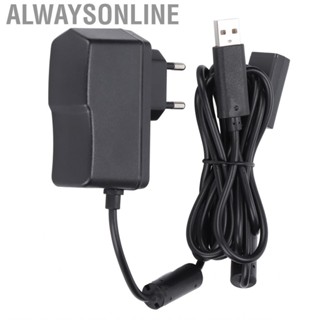 Alwaysonline DC 12V USB To AC Adapter Power Supply Convertor Black ForXbox 360 Kinect