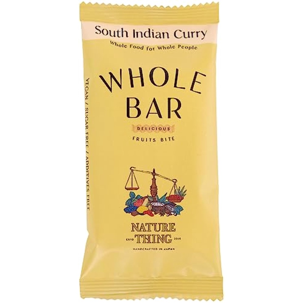 from japanNATURE THING WHOLE BAR Hall Bar Energy Bar Fruit Bar South Indian Curry 40g x 12 Bottles
