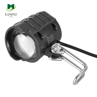 Alanfy ไฟหน้าจักรยานไฟฟ้า IPX6 LED กันน้ํา เข้ากันได้กับจักรยานเสือหมอบ ABS โลหะ ทนทาน
