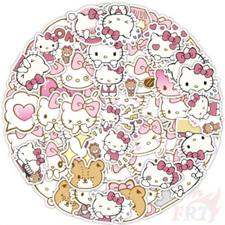 60 ชิ้น / ชุด ❉ สติกเกอร์ Hello Kitty Series 01 สีชมพู ❉ สติกเกอร์แฟชั่น กันน้ํา ลาย Doodle DIY