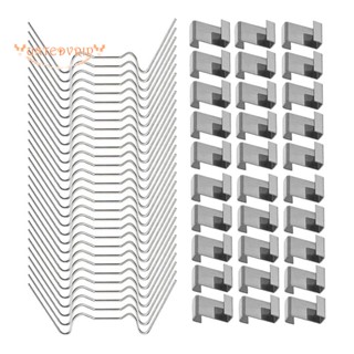 คลิปลวดสเตนเลส รูปตัว Z สําหรับเรือนกระจก 100 ชิ้น