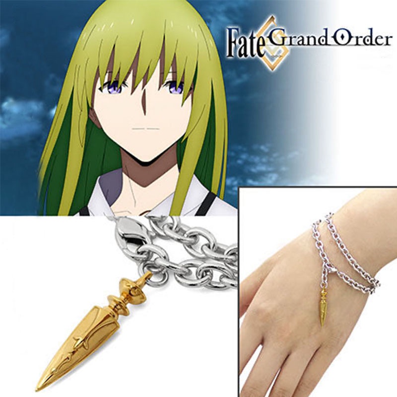 กําไลข้อมือ โลหะ ปรับได้ ลายอนิเมะ Game Fate Grand Order Enkidu เครื่องประดับ สําหรับแต่งคอสเพลย์ฮาโ