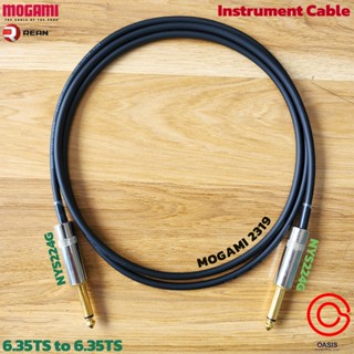 สายสัญญาณ MOGAMI 2319 เข้าหัว Neutrik Rean NYS224 สายแจ๊คกีต้าร์ หัว ตรง ตรง มาตรฐานเสียงที่ดีเริ่มต้นที่สายสัญญาณ(Oa...