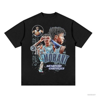 เสื้อยืดพิมพ์ลาย Si NBA Ja Morant Fan เสื้อยืดคอกลม แขนสั้น พลัสไซซ์ สําหรับผู้ชาย ผู้หญิง ใส่เล่นกีฬา เทรนนิ่ง