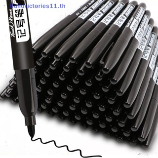 Buildvictories11 ปากกามาร์กเกอร์ แบบบาง กันน้ํา 6 ชิ้น ต่อชุด TH