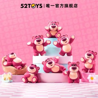 [ของแท้] ตุ๊กตาฟิกเกอร์ Disney Toy Story Strawberry Bear น่ารัก ของขวัญ สําหรับตกแต่งโต๊ะ