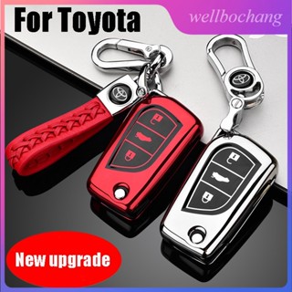 เคสกุญแจรถยนต์ สีสันสดใส สําหรับ Toyota Yaris พร้อมส่ง