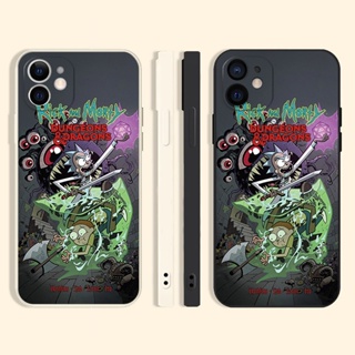 rick morty เคสไอโฟน 11 8พลัส เคส iPhone Xr Xs X 7 8 se2020 7plus 8plus iPhone 14 pro max 13 12 11 pro phone case นิ่ม