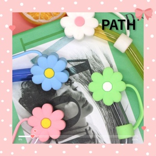 Path ฝาครอบหลอดดูดน้ํา ซิลิโคน ลายการ์ตูน กันกระเด็น ใช้ซ้ําได้ อุปกรณ์เสริม