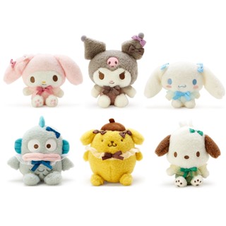 SANRIO ตุ๊กตา Cinnamoroll &amp; Mymelody HelloKitty ขนาด 18 ซม. ของเล่นสําหรับเด็ก