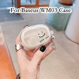 【จัดส่งรวดเร็ว】เคสหูฟัง แบบนิ่ม ลายการ์ตูน สําหรับ Baseus WM03 WM03