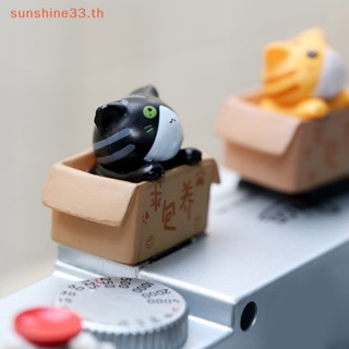 Thsun ฝาครอบป้องกันแฟลชกล้อง SLR ลายการ์ตูนแมวน่ารัก กันฝุ่น สําหรับถ่ายภาพ