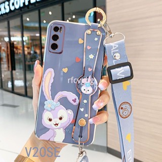 เคสโทรศัพท์มือถือ ลายกระต่าย StellaLou พร้อมสายคล้อง หรูหรา สําหรับ Vivo V20 SE V20 V20 Pro Y27 4G Y27 5G Vivo y36