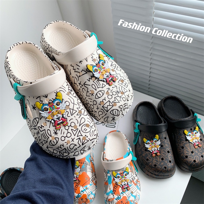 O.O fashion รองเท้าหัวโต รองเท้าหัวโตผู้ชาย นุ่ม พื้นหนา กันลื่น 33z073109 คุณภาพสูง สบาย ทันสมัย fashion D94E01L 37Z230910