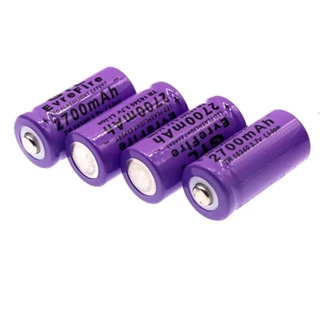 คุ้มมาก แบตเตอรี่ GTF Universal 16340 2300mAh 3.7V พร้อมส่งในไทยมือหนึ่ง