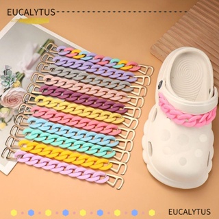 Eutus สายโซ่คล้องรองเท้า ประดับไข่มุก ลายดอกไม้ 70 ซม. 4 ชิ้น