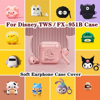 【Yoshida】เคสหูฟัง แบบนิ่ม ลายการ์ตูนดิสนีย์ TWS สําหรับ Disney FX-951B NO.1