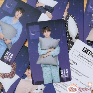 Pin COD โปสการ์ดโลโม่ KPOP BTS World Pajama Party RM Jin SUGA J-Hope Jung JiMin V Kook ขนาดเล็ก