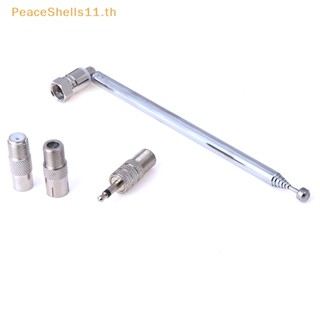 Peaceshells เสาอากาศวิทยุ F Type 75 โอห์ม พร้อมอะแดปเตอร์ TV 3.5 มม.