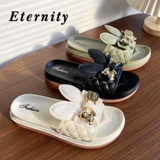 Eternity รองเท้าแตะผู้หญิง รองเท้าแฟชั่นผู้หญิง อัพเกรดวัสดุ สบายขึ้น พื้นหนา กันลื่น เพิ่มสูง 33z080208