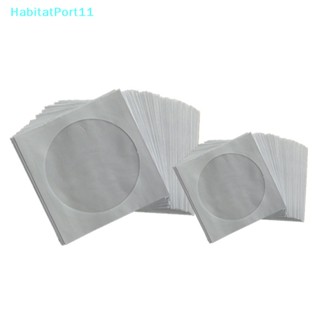 Habitatport ถุงกระดาษคราฟท์ สีขาว สําหรับใส่ซีดี DVD 10 ชิ้น