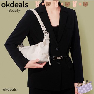 Okdeals กระเป๋าสะพายไหล่ ขนาดเล็ก สไตล์เรโทร แฟชั่นสําหรับผู้หญิง