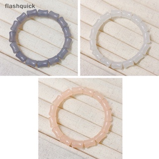 Flashquick หินธรรมชาติ หยกใต้ ไม้ไผ่ รูปสิงโต สร้อยข้อมือ ลูกปัด กําไลข้อมือผู้หญิง ดี