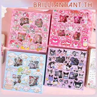 สติ๊กเกอร์ Sanrio สติ๊กเกอร์กันน้ำลายการ์ตูนญี่ปุ่น Sanrio น่ารัก Boxed Stickers Handbook Cuckoo Card Set DIY Mobile Phone Waterproof Decoration Material bri