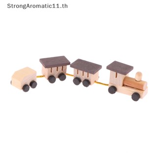 Strongaromatic โมเดลรถไฟจิ๋ว 1:12 สําหรับตกแต่งบ้านตุ๊กตา