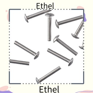 Ethel1 20 ชิ้น|สกรูสเตนเลส 304 คุณภาพสูง 1/4-20x1-1/2 นิ้ว สีเงิน สําหรับมือสมัครเล่น