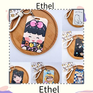 Ethel1 ที่ใส่นามบัตร บัตรประจําตัว ธนาคาร ลายการ์ตูน สําหรับผู้ชายและผู้หญิง