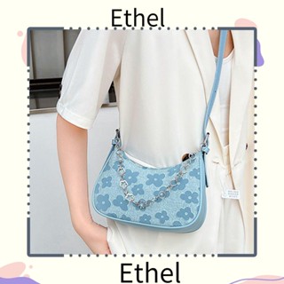 Ethel1 กระเป๋าสะพายไหล่ สะพายข้าง ลําลอง ขนาดเล็ก มีซิป แฟชั่นสําหรับสตรี