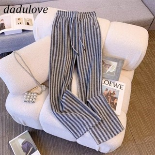 DaDulove💕 New American Ins High Street Striped Casual Pants Niche High Waist Loose Wide Leg Pants Trousers