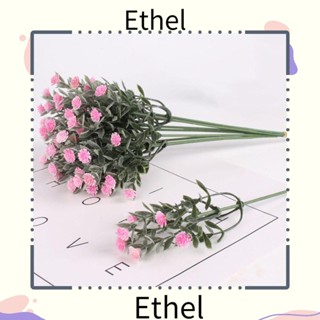 Ethel1 ช่อดอกไม้ประดิษฐ์ ช่อดอกไม้ปลอม พลาสติก สําหรับงานแต่งงาน