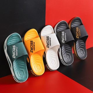 ใหม่ผู้ชาย Flip Flop สไตล์เกาหลีลำลองแฟชั่นบ้านห้องน้ำคู่รองเท้าแตะผู้หญิงนุ่มสบายรองเท้าแตะบุรุษและสตรี SD2A54