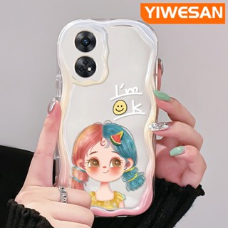 เคสมือถือ แบบนิ่ม แบบใส ลายการ์ตูนผู้หญิงน่ารัก กันกระแทก สําหรับ OPPO Reno 8T 5G Reno8 T A1 Pro Reno 8 5G Reno 8 Pro 5G