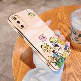 เคสโทรศัพท์มือถือ TPU แบบนิ่ม กันกระแทก ลายตุ๊กตา Baokemeng หรูหรา สําหรับ Samsung Galaxy S10 S20 FE Plus Ultra