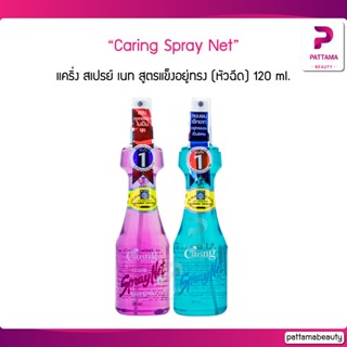 แคริ่ง สเปรย์ เนท สูตรแข็งอยู่ทรง (หัวฉีด) 120 ml.