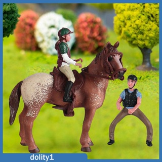 [Dolity1] โมเดลฟิกเกอร์ม้าจําลอง ขนาดเล็ก สําหรับตกแต่งบ้าน