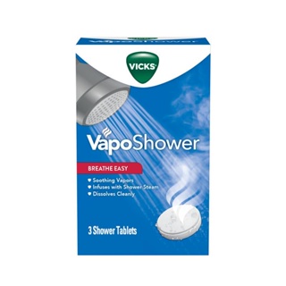 Vicks Vapo Shower  เม็ดวางในห้องน้ำ หอมสดชื่นเหมือนซาวน่า หายใจโล่ง ผ่อนคลายสุดๆ